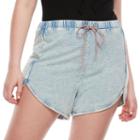 Madden Nyc Juniors' Plus Size French Terry Shorts, Girl's, Size: 2xl, Blue Other