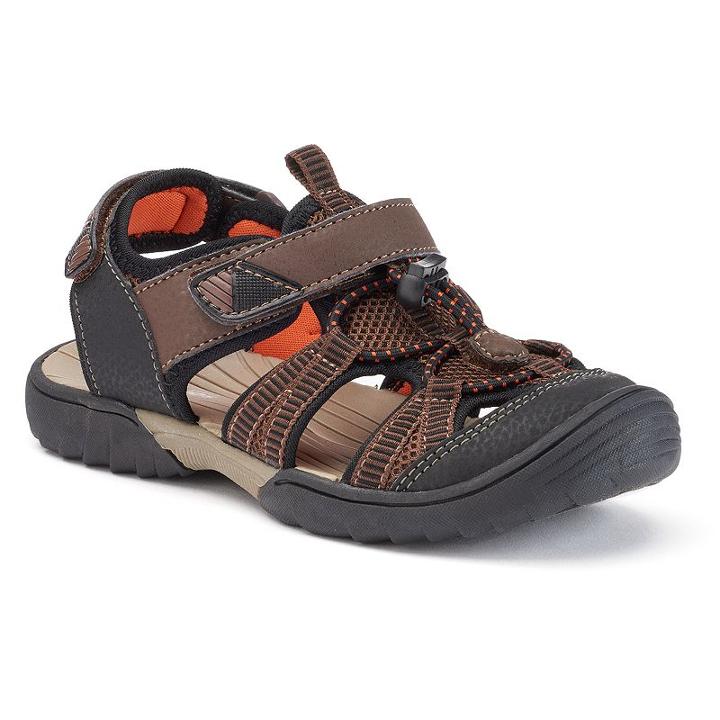 Sonoma Goods For Life&trade; Colt Boys' Sandals, Size: 12, Med Brown