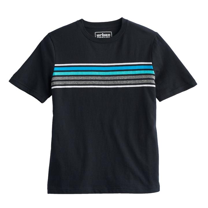 Boys 8-20 Urban Pipeline Graphic Tee, Size: Large, Black