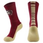 Men's Mojo Florida State Seminoles Champ 1/2-cushion Performance Crew Socks, Size: 10-13, Brt Red