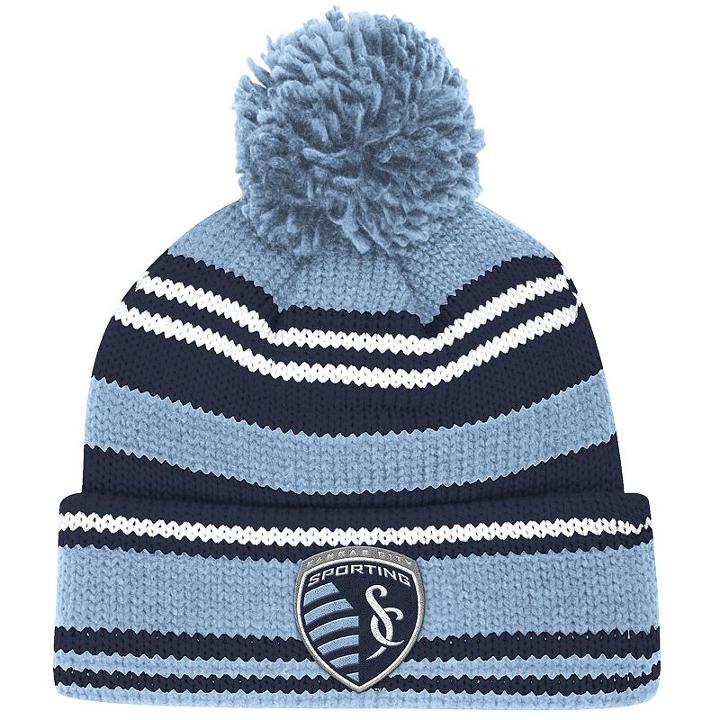 Adult Adidas Sporting Kansas City Retro Cuffed Beanie, Blue