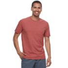 Men's Sonoma Goods For Life&trade; Classic-fit Supersoft Pocket Tee, Size: Small, Drk Orange
