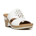 Naturalsoul By Naturalizer Rhonda Women's Wedge Sandals, Size: 8 Wide, White