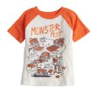 Toddler Boy Jumping Beans&reg; Slubbed Raglan Graphic Tee, Size: 3t, White