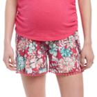 Maternity Oh Baby By Motherhood&trade; Secret Fit Belly&trade; Print Soft Shorts, Women's, Size: Large, Ovrfl Oth