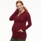 Maternity A:glow Hoodie, Women's, Size: Xxl-mat, Dark Red