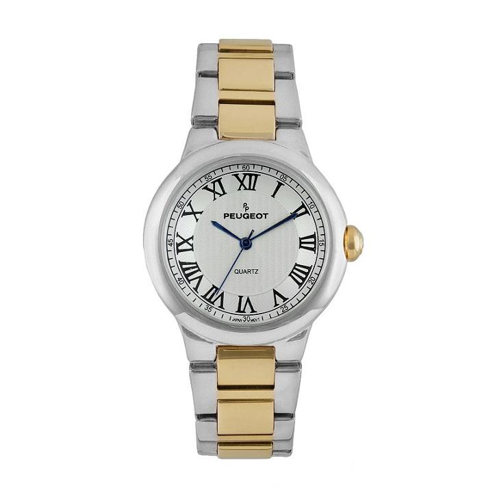 Peugeot Women's Two Tone Watch - 7086tt, Multicolor