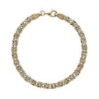 Everlasting Gold 10k Gold Byzantine Chain Bracelet - 7.25-in, Women's, Size: 7.25, Yellow