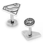 Dc Comics Superman Shield Sterling Silver Cuff Links, Men's
