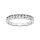 1/2 Carat T.w. Diamond Platilite Anniversary Ring, Women's, Size: 7, White