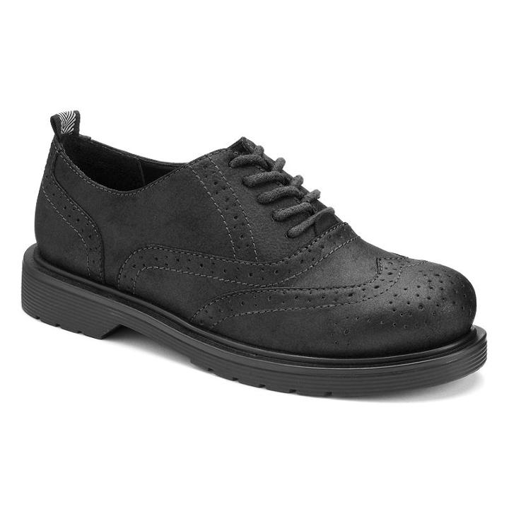 Mudd&reg; Women's Wingtip Shoes, Girl's, Size: 7, Black
