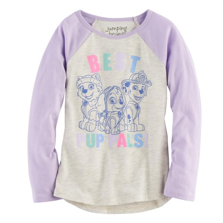 Girls 4-10 Jumping Beans&reg; Paw Patrol Everest, Skye & Marshall Graphic Tee, Size: 7, Beige Oth