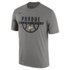 Men's Nike Purdue Boilermakers Dri-fit Basketball Tee, Size: Xxl, Gray