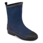 Journee Collection Kline Women's Water Resistant Rain Boots, Size: Medium (6.5), Blue (navy)