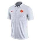 Men's Nike Clemson Tigers Striped Sideline Polo, Size: Xxl, White