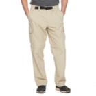 Men's Croft & Barrow&reg; Classic-fit Performance Stretch Belted Convertible Cargo Pants, Size: 34x32, Med Beige