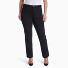 Plus Size Gloria Vanderbilt Amanda High-rise Ponte Pants, Women's, Size: 16w T/l, Black
