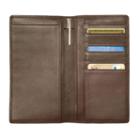 Royce Leather Checkbook Wallet, Adult Unisex, Brown