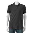Men's Sonoma Goods For Life&trade; Flexwear Slim-fit Solid Pique Polo, Size: Large, Grey