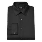 Men's Apt. 9&reg; Slim-fit Dobby Textured Easy-care Dress Shirts, Size: 15-32/33, Black