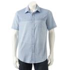 Men's Burnside Colorblock Button-down Shirt, Size: Large, Blue