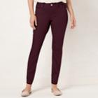 Women's Lc Lauren Conrad Skinny Jeans, Size: 12 T/l, Red