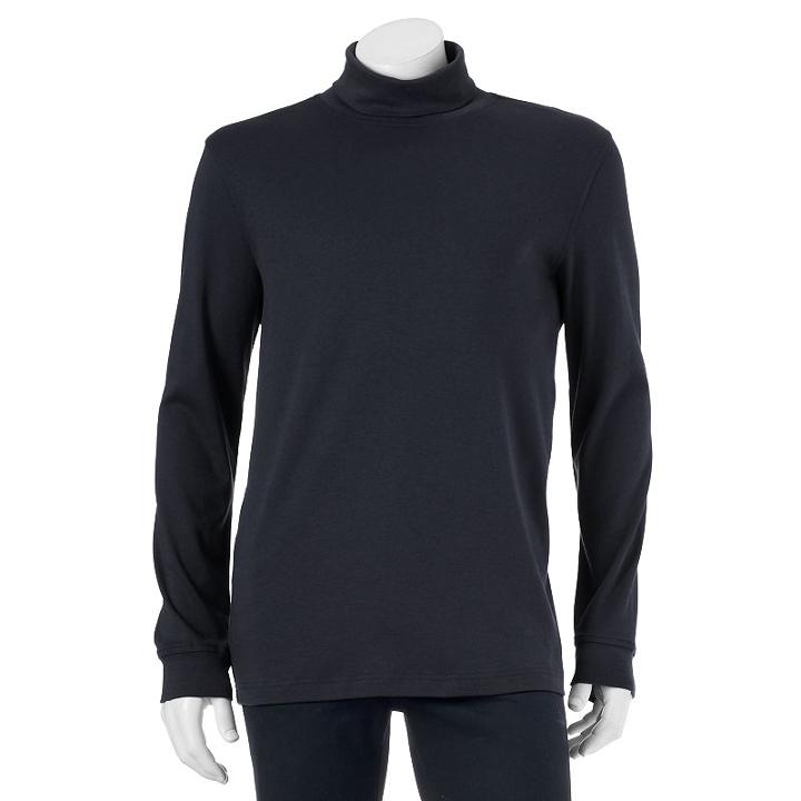Big & Tall Croft & Barrow&reg; Classic-fit Turtleneck, Men's, Size: 3xb, Blue