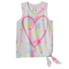 Girls Plus Size So&reg; Side Tie Graphic Tank Top, Size: 20 1/2, Pink