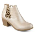 Journee Collection Talise Women's Ankle Boots, Size: 12, Gold