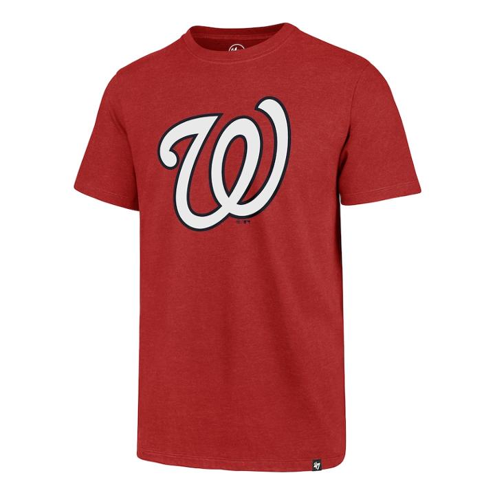 Men's '47 Brand Washington Nationals Imprint Tee, Size: Xxl, Red