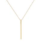 Everlasting Gold 14k Gold Square Tube Pendant Necklace, Women's, Size: 18, Yellow