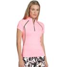 Women's Tail Bloomingdale Short Sleeve Golf Top, Size: Small, Med Pink