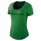 Women's Nike Oregon Ducks Dri-fit Scoopneck Tee, Size: Medium, Green