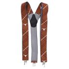 Men's Texas Longhorns Oxford Suspenders, Orange