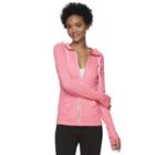 Juniors' So&reg; Solid Zip Up Hoodie, Girl's, Size: Xl, Dark Pink