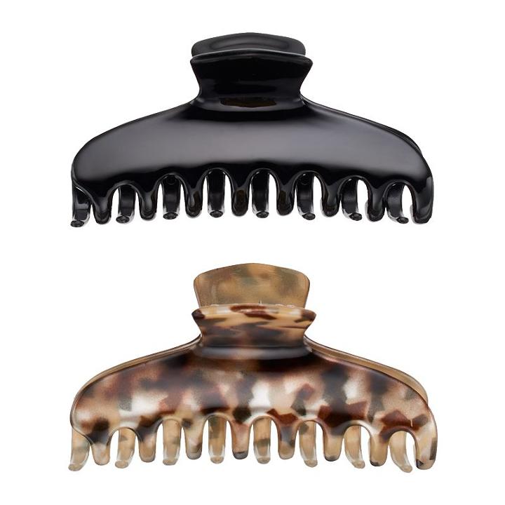 Mudd&reg; Claw Hair Clip Set, Women's, Grey