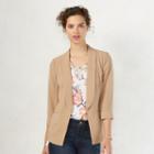 Women's Lc Lauren Conrad Crepe Open-front Blazer, Size: 8, Blue