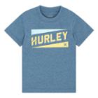 Boys 4-7 Hurley Stadium Lines Graphic Tee, Size: 7, Turquoise/blue (turq/aqua)