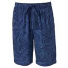 Men's Croft & Barrow&reg; True Comfort Sleep Shorts, Size: Medium, Dark Blue