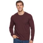 Big & Tall Men's Sonoma Goods For Life&trade; Modern-fit Flexwear Pocket Tee, Size: 3xl Tall, Brown