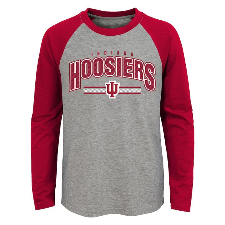 Boys 4-18 Indiana Hoosiers Audible Tee, Size: 4-5, Grey