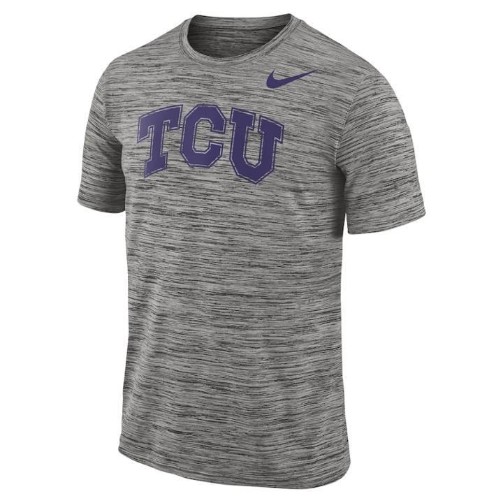 Men's Nike Tcu Horned Frogs Travel Tee, Size: Small, Char