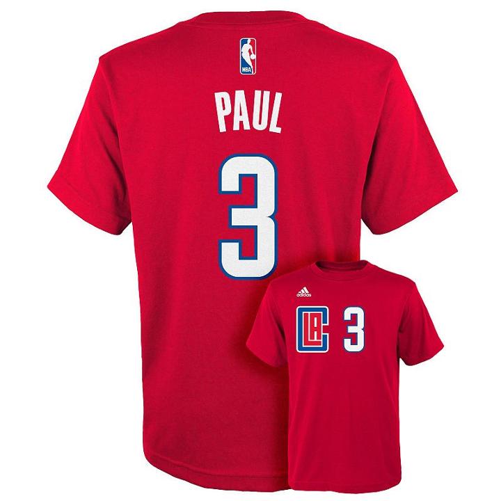 Boys 8-20 Adidas Los Angeles Clippers Chris Paul Player Tee, Boy's, Size: M(10-12), Ovrfl Oth