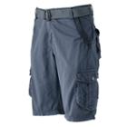 Men's Xray Belted Cargo Shorts, Size: 38, Blue