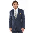 Men's Chaps Black Label Classic-fit Navy (blue) Wool-blend Stretch Suit Jacket, Size: 46 - Regular