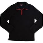 Boys 4-7 French Toast 1/4-zip Fleece Pullover, Boy's, Size: 4, Black