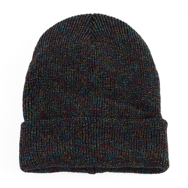 Women's Mudd&reg; Lurex Beanie, Rainbow