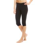 Women's Marika Ava Slim Kicker Capri Yoga Leggings, Size: Large, Black