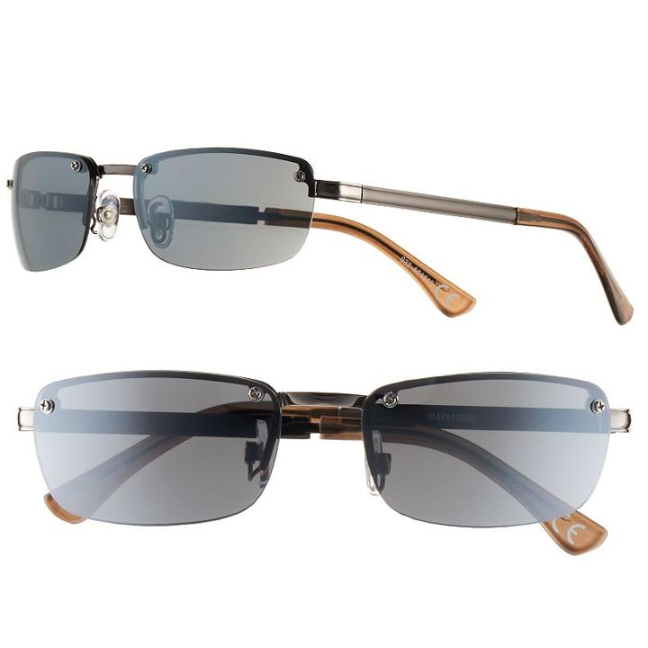 Men's Apt. 9&reg; Single Bridge Sunglasses, Med Grey