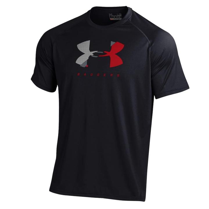 Men's Under Armour Wisconsin Badgers Tee, Size: Medium, Clrs